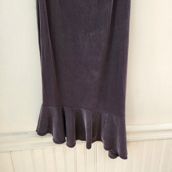 Moulinette Soeurs Anthrologie Raneri One-Shoulder Grey Dress Petite XXS (XXSP) - Picture 5 of 9